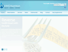 Tablet Screenshot of hmdnutrition.com